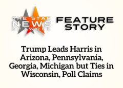 TSNN Featured: Trump Leads Harris in Arizona, Pennsylvania, Georgia, Michigan but Ties in Wisconsin, Poll Claims